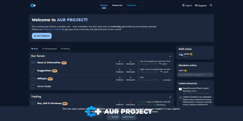 AUR PROJECT Cover image